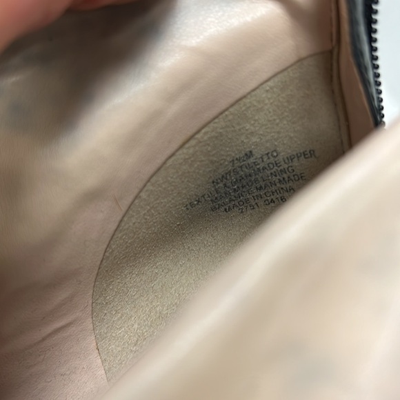 Nine West ‘Stiletto’ Open Toe Lace Up Heels - Picture 8 of 8